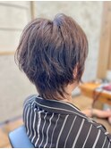カットナチュラルショート大人可愛い無造作エアリー30代40代