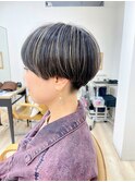 【morio成増 セリザワ】刈り上げマッシュショート ハイライト
