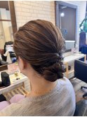 シンプルヘアセット