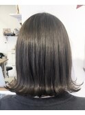 【Miyuki】ぱつっと切りっぱなしボブ×外ハネヘア