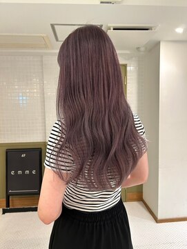 エミィ(emme) アッシュカラー20代30代髪質改善ハイライトブリーチカット立川