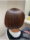 シルクのような滑らかさと色ツヤ*艶髪カラーストレート