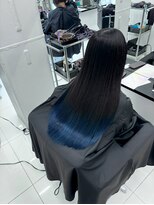 アライブ ハラジュク(ALIVE harajuku)&nbsp;【ALIVE 夕貴】ブルーグラデーションカラー