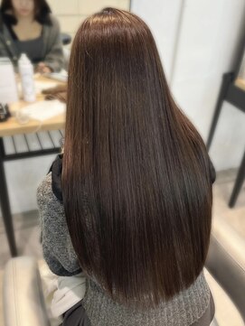 ゼスト パーク(ZEST PARK) 艶ブラウン×ストレート