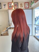 ヘアー アレス(hair ales)&nbsp;ブラッドオレンジカラー オレンジカラー レッドカラー