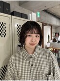 【藤沢/湘南】カーリーパーマ/オリーブカラー/ボブパーマ