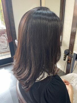 アクアマリン8810 ハチハチイチゼロ(AQUA MARINE 8810) アンブレラカラー/こなれミディ/イメチェン/前髪/北習志野