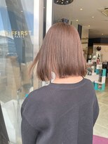 コワファースト 大分(COIFF1RST) ハイトーン!うすいピンクベージュカラー