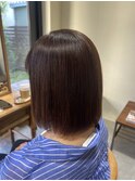 ボブ×美髪矯正