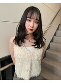 【新潟/万代】ミディアムレイヤー　ハッシュカット