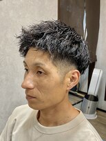 ユナイテッドヘアー(UNITED HAIR)&nbsp;フェードカットに合わせるショートツイストパーマ☆