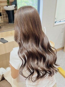 カラースタンド(COLOR STAND) ブラウンベージュミルクティーベージュハイトーン韓国風レイヤー