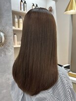 ポジ(poji)&nbsp;髪質改善カラー　艶カラー　ブラウンカラー　ミディアム