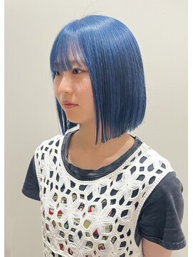 ヴィンス(vince) ボブ/ハイトーンカラー/ブルーカラー