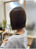 一つ結びもできちゃうぱっつんボブ★もとめ。