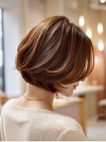 トレース 半田店(TRACE)&nbsp;ボブ/白髪ぼかしハイライト/白髪ぼかしカラー/ナチュラルボブ