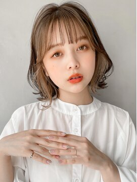 リヤン 表参道(lyann) 大人ガーリーダークアッシュ似合わせカットイヤリングカラーa