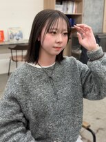 ミリ(mm)&nbsp;切りっぱなしで可愛く！アイロンセットが楽ちん結べるボブ