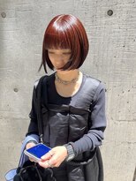 フリックヘアサロン 梅田茶屋町2号店(FLICK HAIR SALON)&nbsp;ボブ/ブリーチ/レッド/白髪ぼかし