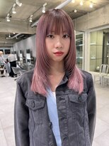 ダブ アオヤマ(DaB AOYAMA) グラデーションカラー シャドールーツ ピンク バレイヤージュ