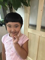 ロカット サロン(Roquat Salon)&nbsp;キッズカットショートボブ　【ヘアメイク　立川南口/立川】
