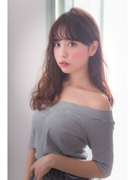 ヘアーアートシフォン 池袋西口店(Hair art chiffon) 黒髪似合わせカットグレージュグラデーションカラーのふわミディ