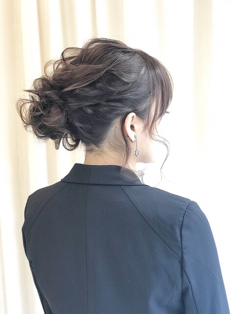 結婚式お呼ばれヘアアレンジ2