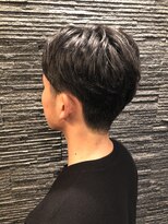 プレミアムバーバー 赤坂店(PREMIUM BARBER produce by HIRO GINZA)&nbsp;センターパート×ナチュラル