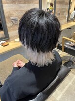 イージス(EZs)&nbsp;メンズインナーカラー/ウルフカット/ホワイト