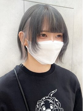 ヴェイン 渋谷(vain) メンズカットワイドバングインナーカラー顔周りレイヤーカット