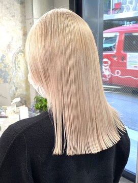 ソル ジングウマエ(SOL JINGUMAE) ミルクティーベージュダブルカラーケアブリーチインナーカラー