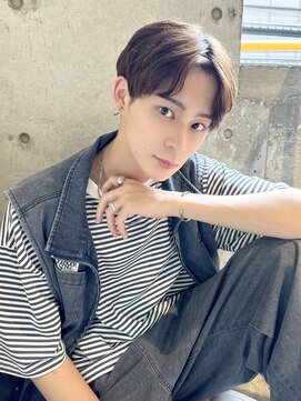 ルービック 京橋(Rubik's) ツーブロック束感爽やかセンターパート×シークレットパーマ