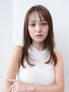 ハバナ 渋谷(HAVANA) 20代30代大人かわいい小顔ひし形レイヤーカットグレージュカラー