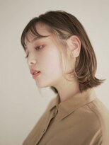 ムク 甲府(muku.)&nbsp;前髪/小顔に見せるヘア/ココアベージュ/オリーブグレー[甲府駅]