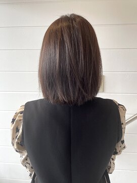 エルベ 千波店(elve) くすみ系カラー×チャコールベージュ