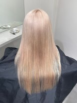 ベレーザ 渋谷(BELEZA)&nbsp;7551ブロンドベージュハイライトバレイヤージュハイトーンカラー