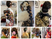 リッツ美容室(RITZ)の雰囲気（2階の着付け室でゆっくりお支度させていただきます）