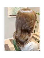 ランソ(RUNSO)&nbsp;ブリーチ無しダブルカラーベージュ×ワンレン