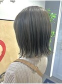 ＃切りっぱなしボブ