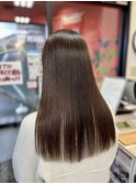 髪質改善トリートメント×ナチュラルブラウン