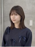 【ami】ミディアム/切りっぱなし/顔まわりレイヤー/四条/河原町