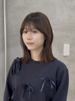 ミル(milu) 【ami】ミディアム/切りっぱなし/顔まわりレイヤー/四条/河原町