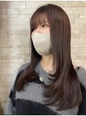 顔周りレイヤースタイル