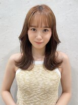 ロンドプランタン 恵比寿(Lond Printemps)&nbsp;くびれヘアのミディアムレイヤー ワイドバング