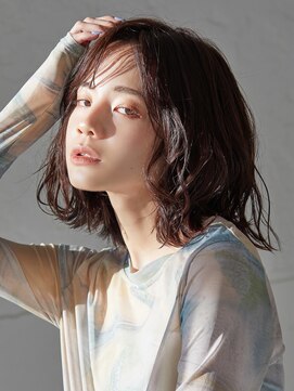 ロエ 博多店(loe) 【loe】きりっぱなしボブ×アッシュグレージュ