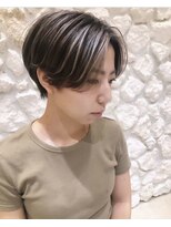 モアナ バイ ヘッドライト 宜野湾店(Moana by HEADLIGHT)&nbsp;Moana【宜野湾】#センターパート#ハンサムショート#ハイライト