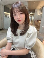 アンフィニー 仙台(ANFINI)&nbsp;オリーブグレー仙台髪質改善縮毛矯正酸性ストレートレイヤー