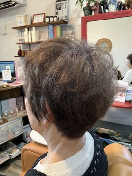 美容室ひろ お白髪活かしぼかしカラー