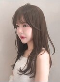 ナチュラルカールうる艶髪くせ毛風カール美髪ダークアッシュ