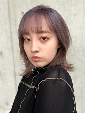 ブロック 志木店(BLOC) 伸ばしかけも可愛くスッキリ!顔周りレイヤー×ハイトーン